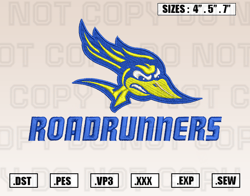 CSU Bakersfield Roadrunners Embroidery Design File, Ncaa Teams Embroidery Design File Instant Download