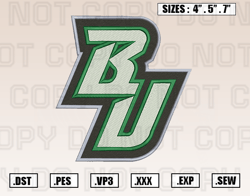 Binghamton Bearcats Logo Embroidery Designs File, Ncaa Teams Embroidery Design File Instant Download