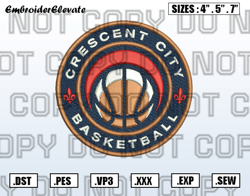 New Orleans Pelicans Logos Embroidery Designs File, NBA Teams Embroidery Design File Instant Download