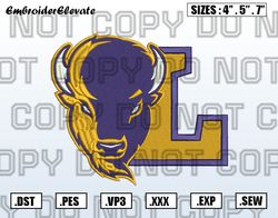 Lipscomb Bisons Logo Embroidery Designs File, Men's Basketball Embroidery Design, Instant Download