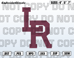 Little Rock Trojans Logos Embroidery Designs File, Men's Basketball Embroidery Design, Instant Download