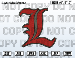 Louisville Cardinals Logo Embroidery Designs File, Men's Basketball Embroidery Design, Instant Download