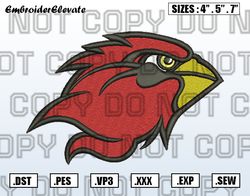 Lamar Cardinals Logos Embroidery Designs,NCAA Embroidery,Logo Sport Embroidery,Sport Embroidery