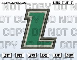Loyola-Maryland Greyhounds Logo Embroidery Designs File, Men's Basketball Embroidery Design, Instant Download