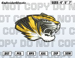 Missouri Tigers Logo Embroidery Designs ,NCAA Embroidery,Logo Sport Embroidery,Sport Embroidery,Digital Download