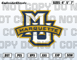 Marquette Golden Eagles Logo Embroidery Designs ,NCAA Embroidery,Logo Sport Embroidery,Sport Embroidery,Digital Download