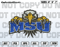 Morehead State Eagles Logos Embroidery Designs ,NCAA Embroidery,Logo Sport Embroidery,Sport Embroidery,Digital Download