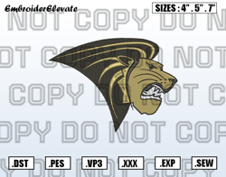 Lindenwood Lions Logo Embroidery Design,NCAA Embroidery,Logo Sport Embroidery,Sport Embroidery,Digital Download