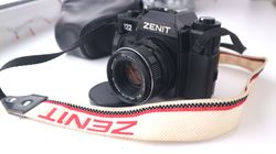 Zenit 122 Soviet 35mm SLR Camera with Helios 44m-4 2/58mm Lens M42