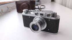 fed 1 soviet rangefinder camera 35mm industar 10 50mm leica copy vintage decor