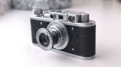 FED 1 Soviet Rangefinder Camera 35mm industar 10 50mm Leica Copy Vintage Decor