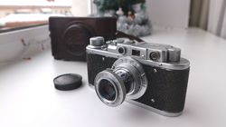 zorki 1 soviet rangefinder camera 35mm industar 50 50mm leica copy s/n 327224