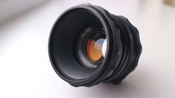 rarest black industar 29 2.8/80 lens for salut medium format cameras