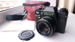 rare zenit 15 soviet 35mm slr camera with helios 44m-6 2/58mm m42 *condition as new*
