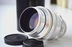 Tair 11 USSR 133mm f2.8 M39-M42 Silver lens s/n 021225 rare early