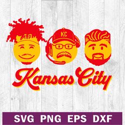 Kansas city Andy Reid Patrick Mahomes SVG, Kansas city Chiefs Super Bowl SVG, KC Chiefs Red Kingdom SVG cutting file