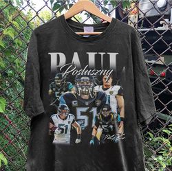 Vintage 90s Graphic Style Paul Posluszny T-Shirt, Paul Posluszny Shirt, Jacksonville Football Shirt,Vintage Oversized Sp