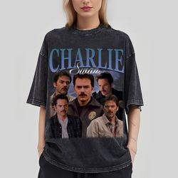 Charlie Swan Vintage Washed T-Shirt, Retro Billy Burke T-Shirt, Team Charlie Homage Sweatshirt,  Actor Graphic Unisex Ho