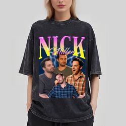 Nick Miller Shirt -Nick Miller Homage Vintage Tshirt, Nick Miller Retro Shirt, Nick Miller Retro Sweatshirt, Nick Miller