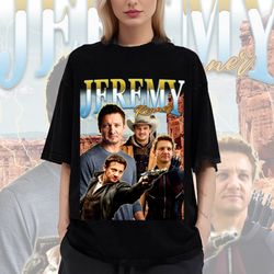 Retro Jeremy Renner Shirt -Jeremy Renner Tshirt, Jeremy Renner T-shirt, Jeremy Renner T shirt, Jeremy Renner Sweatshirt,