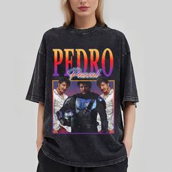 Retro Pedro Pascal Shirt-pedro pascal crewneck, pedro pascal sweatshirt, pedro pascal hoodie, pedro pascal 90s shirt, pe