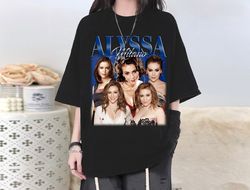 Alyssa Milano T-Shirt, Alyssa Milano Shirt, Alyssa Milano Tees, Alyssa Milano Homage,  Football Shirt, Football Lovers,