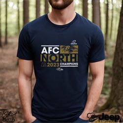 Baltimore Ravens 2023 Afc North Division Champions Conquer T Shirt