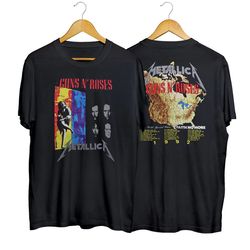 1992 Guns N-Roses Metallica Tour Shirt, Vintage Metallica Tour Shirt, Metallica Band tshirt, Metallica Band Shirt
