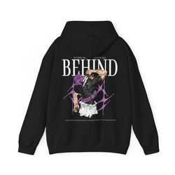 Toji Hooded Sweatshirt, Anime Hoodie, Toji x The one who left it behind, gift hoodie, 118