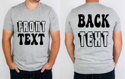 Custom Photo Shirt, Custom Text Tee, 26