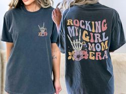 Rocking My Girl Mom Era Tshirt, In My Girl Mom Era Comfort Colors Retro Skeleton Shirt, 141