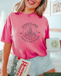 Disneyland Family Vacation 2024 Shirt, Disney Castle Sweatsh