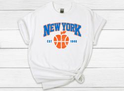 vintage new york basketball team retro royal sweatshirt, new