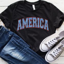 America tshirt, Patriotic shirt, Unisex America Tshirt, 4th