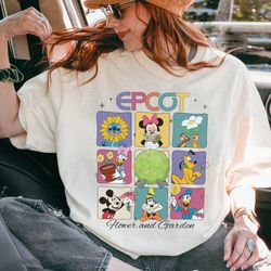 Epcot Flower & Garden Festival 2024 T-shirt Mickey And Frie