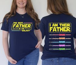 Personalized Starwars Father Shirt I Am Their Father Shirt F