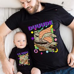 Dude Lil Dude Shirt, Father And Son Matching Shirt, Father Son Shirt, Squirt Shirt, Crush Shirt, Disneyworld Dad Shirt