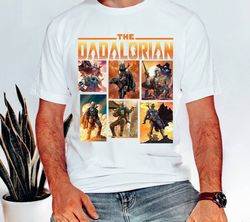 Retro The Dadalorian Shirt, The Mandalorian Dad Shirt, Mandalorian Grogu Shirt, Fathers Day Gift This Is The Way