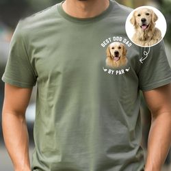 Custom Dad Shirt, Dad Golf Shirt Gift, Dog Dad Gift, Best Dog Dad By Par Gift, Dog Dad Golf Shirt, Fathers Day Tshirt