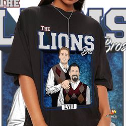 jared goff dan campbell football fan shirt, football shirt, the lions bros shirt