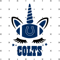 Indianapolis Colts Unicorn Svg, Nfl svg, Football svg file, Football logo,Nfl fabric, Nfl football
