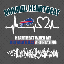 Buffalo Bills Heartbeat Svg, Nfl svg, Football svg file, Football logo,Nfl fabric, Nfl football