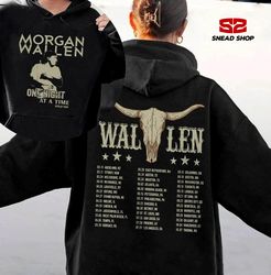 Morgan Wallen One Thing At A Time Tour 2 Side Sweatshirt, Wallen Western Shirt, Morgan Wallen Hoodie, Morgan Wallen Swea