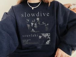 Slowdive T-Shirt, Slowdive Souvlaki Vintage Shirt, Slowdive Music Shirt, 90s Slowdive Tour Shirt, Slowdive band shirt