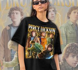Retro 90s Percy Jackson Shirt, Bootleg Walker Scobell Shirt, Percy Jackson and the Olympians Main Cast Shirt, TV Series