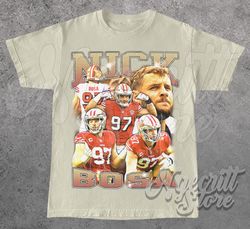 NICK BOSA Shirt, Football shirt, Classic 90s Graphic Tee, Unisex, Vintage Bootleg, Gift, Retro, Softstyle T-Shirt