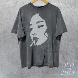 Blondie Y2k T-Shirt, Vintage 90s Style Shirt, Cute Soft Distressed Tee, Unisex Oversized Washed Y2k Shirt, Gothic Baggy