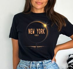 Total Solar Eclipse 2024 Shirt, Custom City and State Shirt, Celestial Shirt, Personalized City State Shirt
