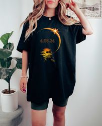 4.08.24 Solar Eclipse T-shirt, Eclipse Souvenir Shirt, Astronomy Shirt, Astronomy Lover Gift, Celestial Event Shirt, Tot