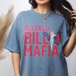 Buffalo Bill Football T-Shirt, Funny Football Team Silence of the Lambs Heavyweight Shirt, For Bills Mafia Fan Apparel